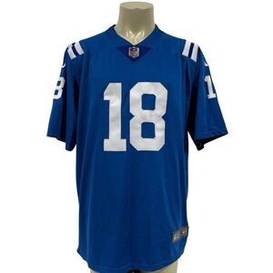 Nike NFL Indianapolis Colts Manning 18 Jersey Football Blue Mens XXXL